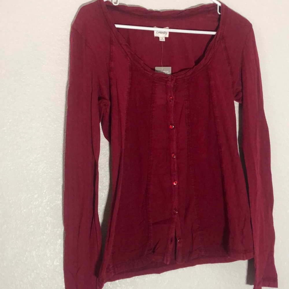 Sangria Red Long Sleeve